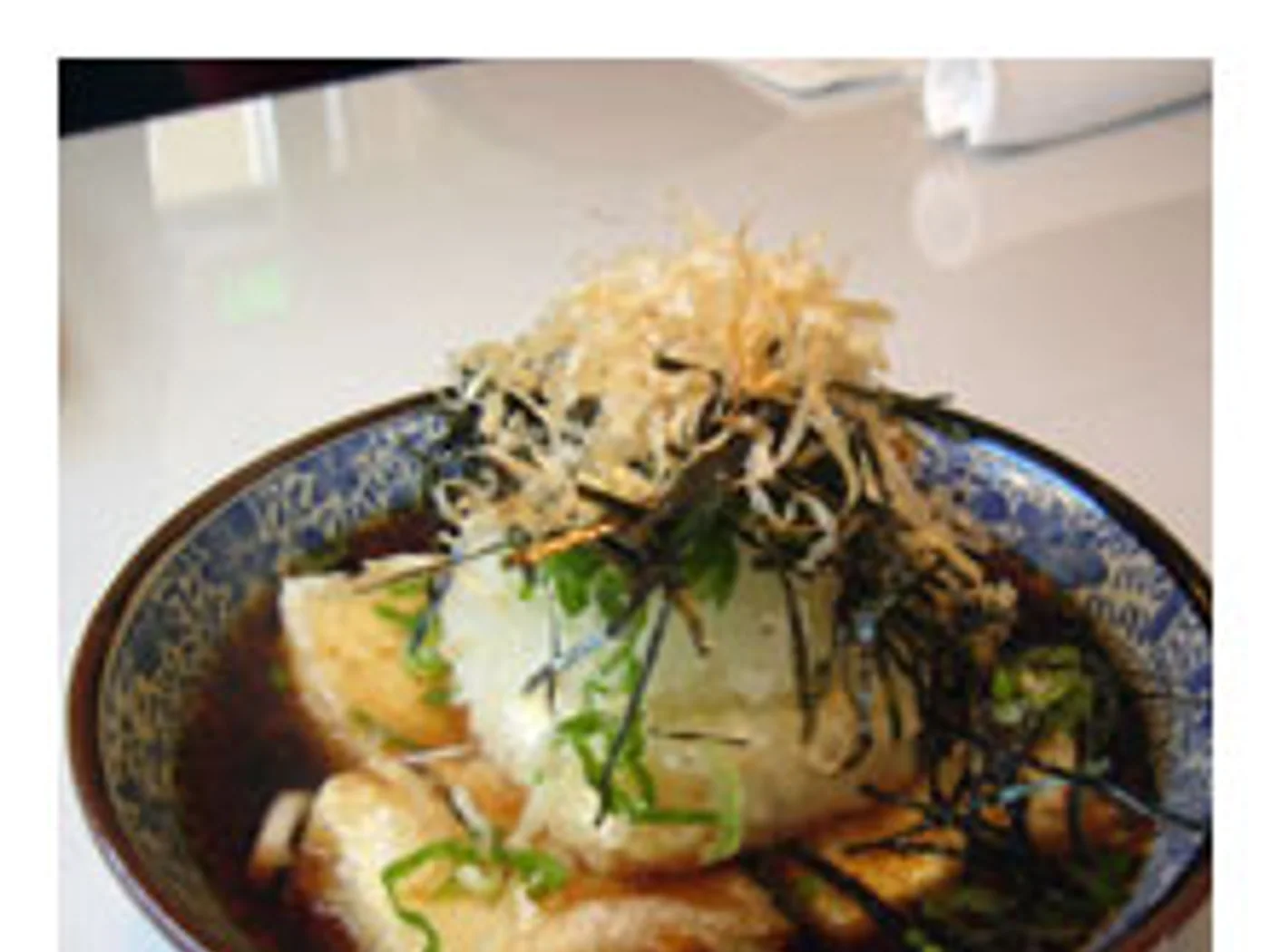 Agedashi Tofu prepared recipe