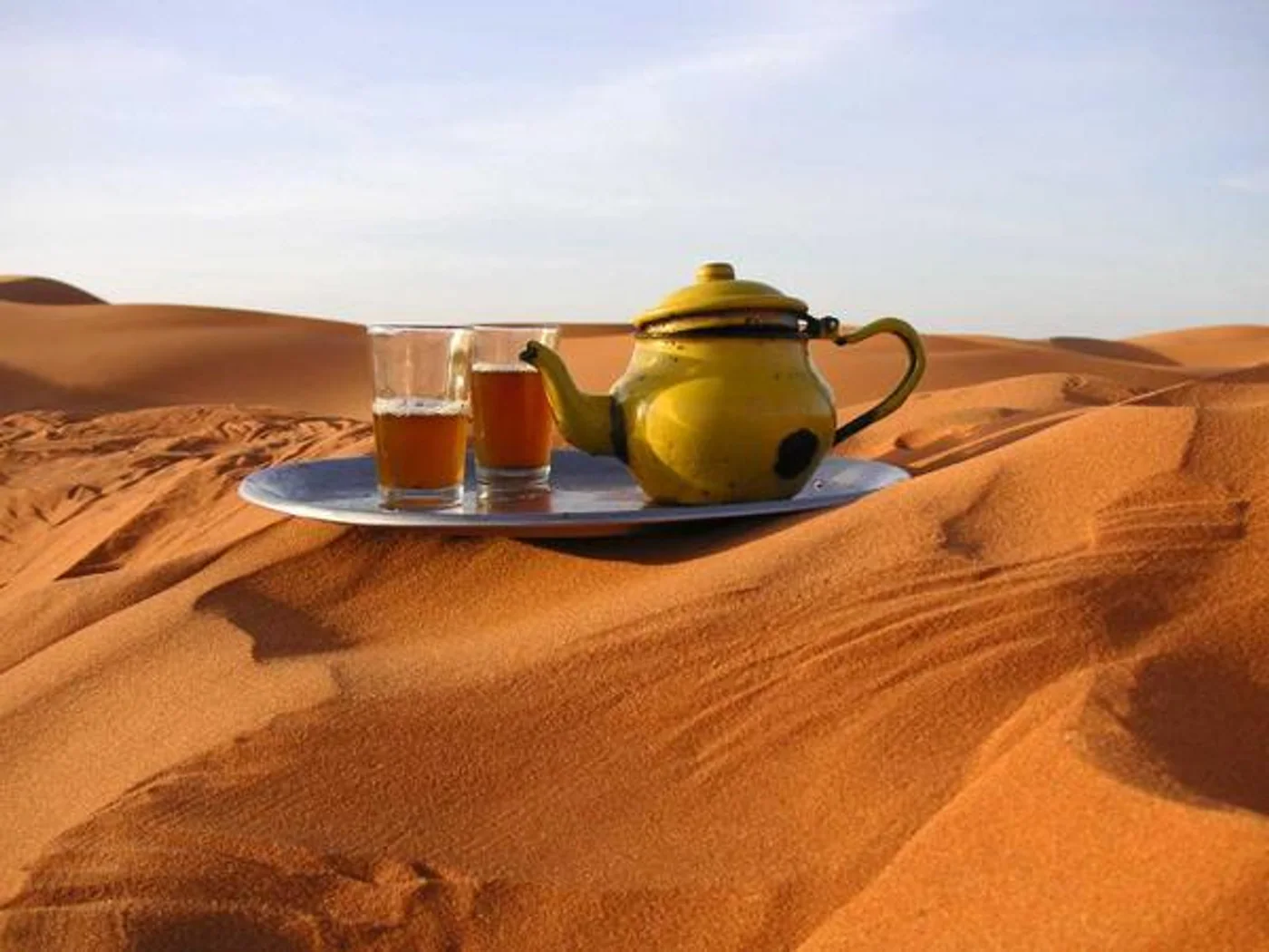 Algerian Mint Tea prepared recipe