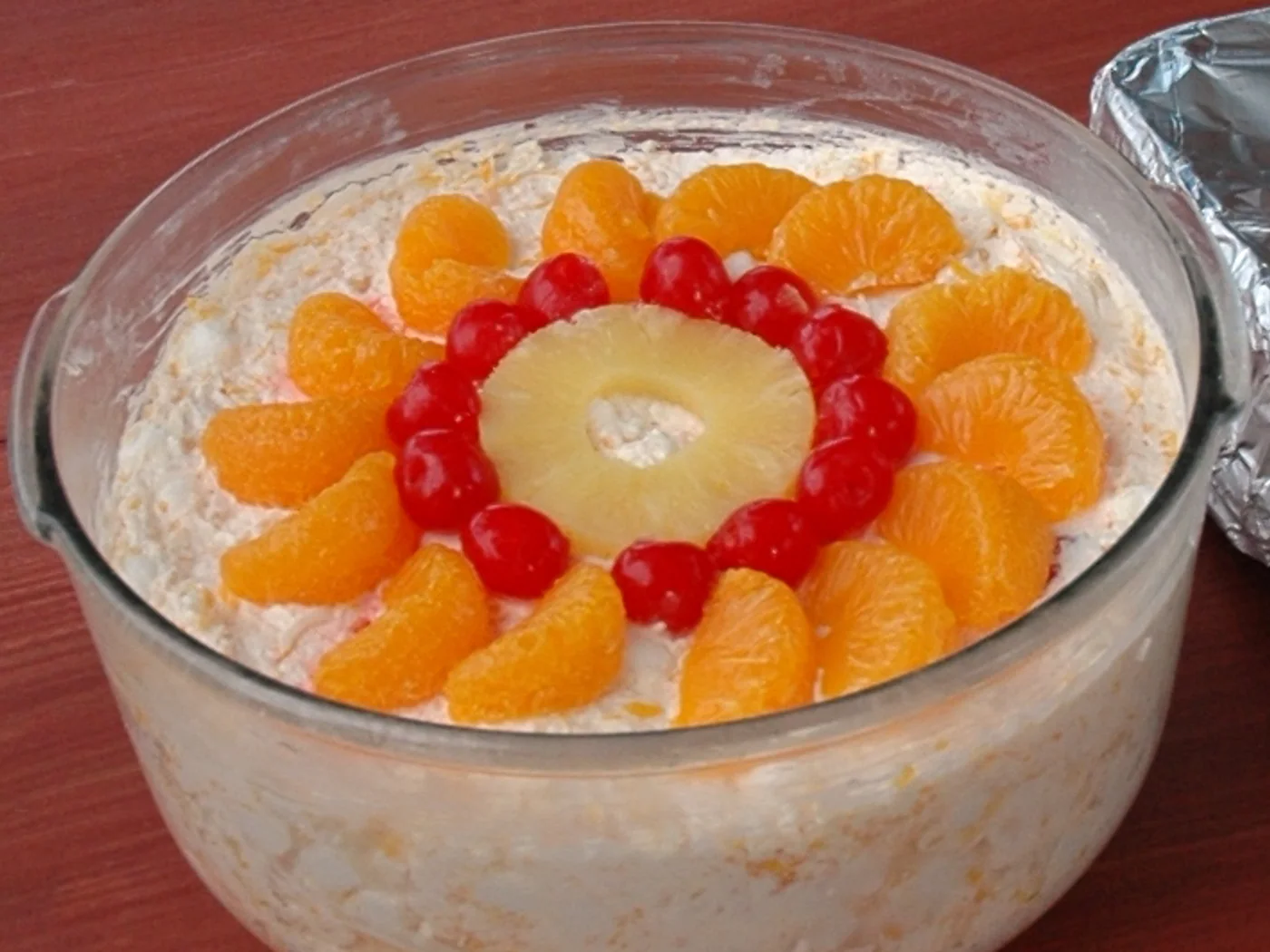 Ambrosia Fruit Salad prepared recipe