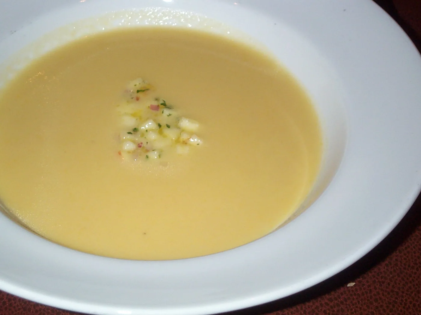 Apple Parsnip Soup prepared recipe