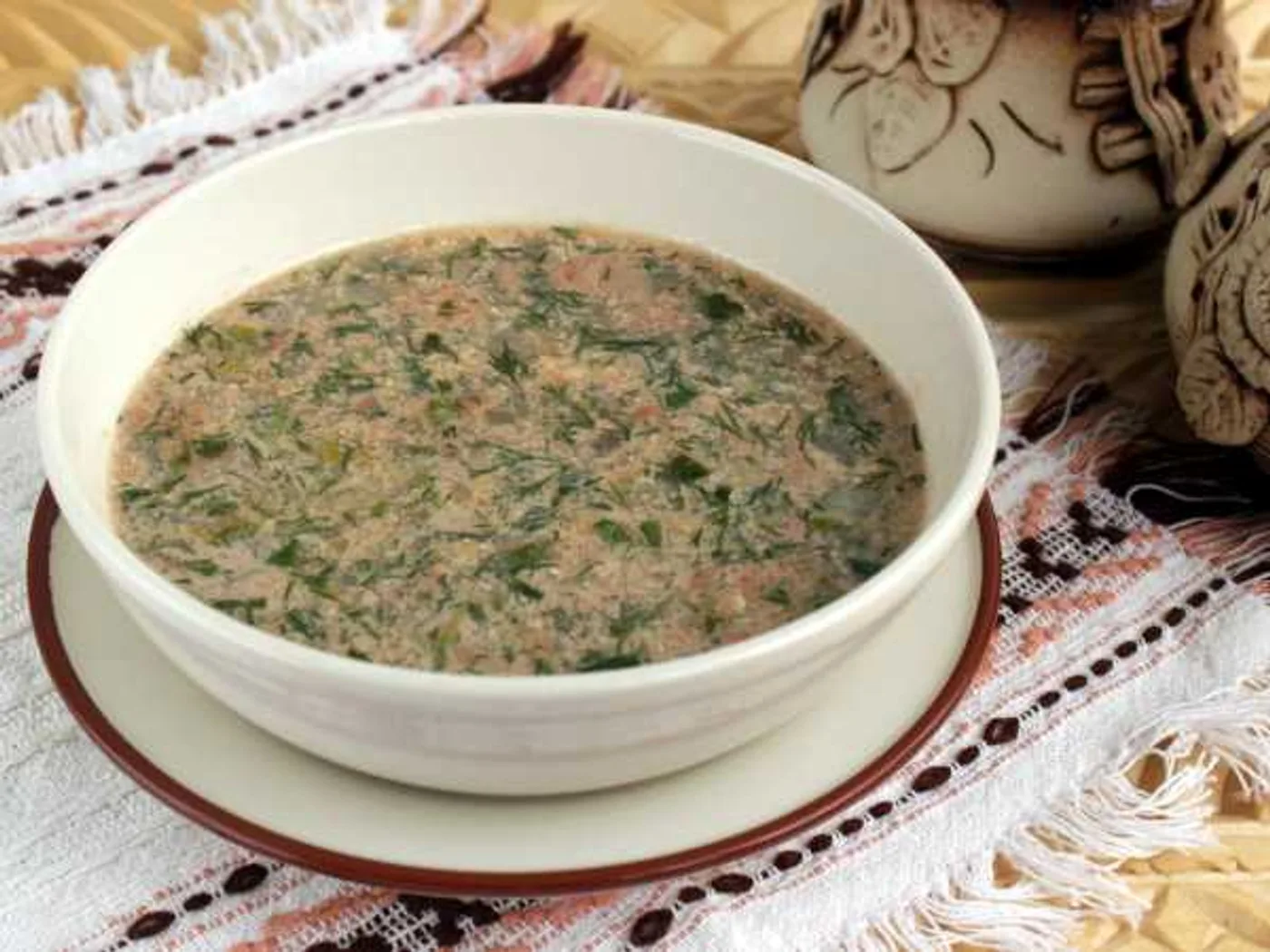 Armenian bean soup "Lobakhashu" recipe