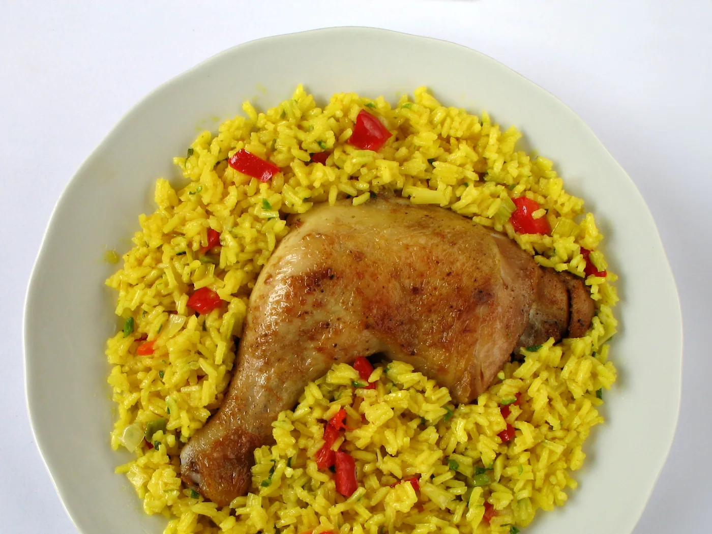 Arroz con Pollo (Rice and Chicken) prepared recipe
