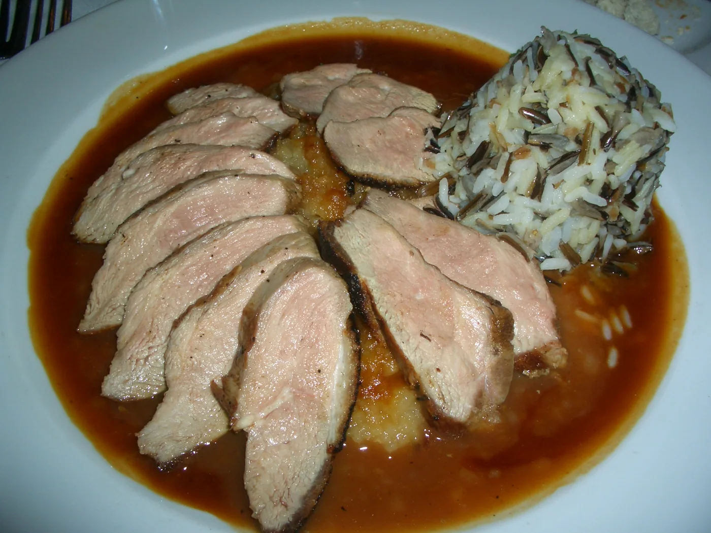 Asian Grilled Duck Breasts prepared recipe