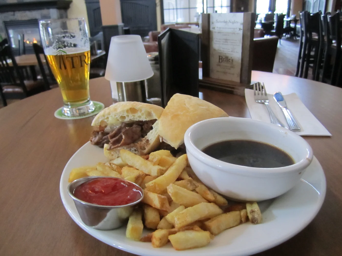 Au Jus Sandwich prepared recipe