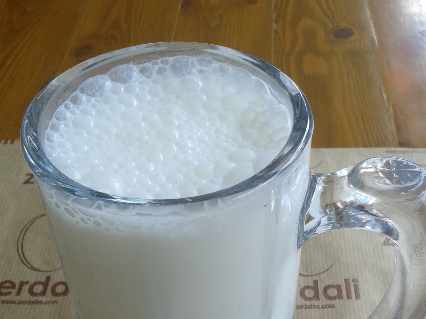 Ayran (Turkish Yogurt Drink) prepared recipe