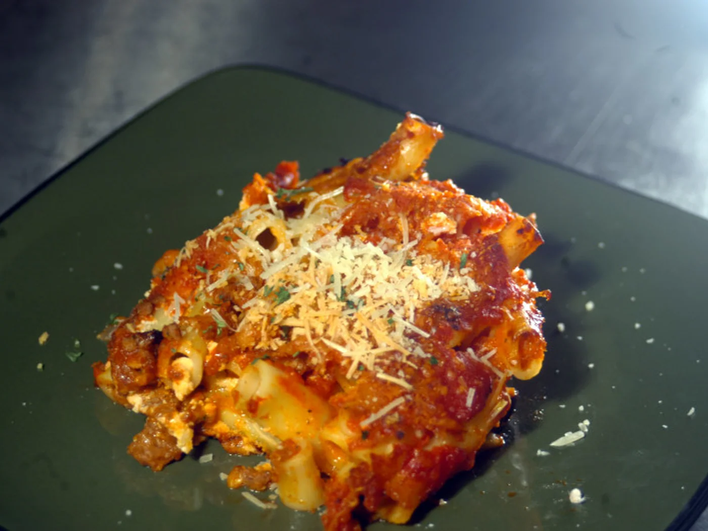 Baked Ziti prepared recipe