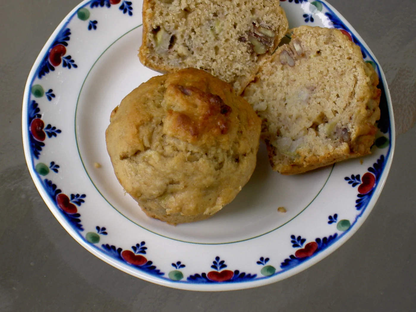 Banana Nut Muffins prepared recipe