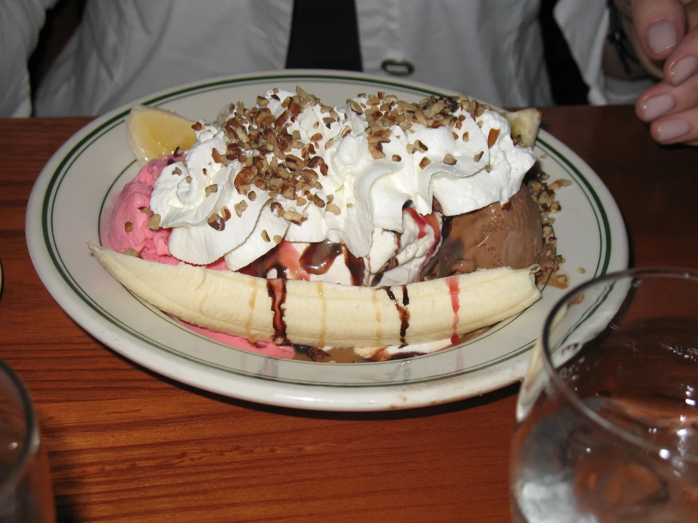 Banana Split I prepared recipe