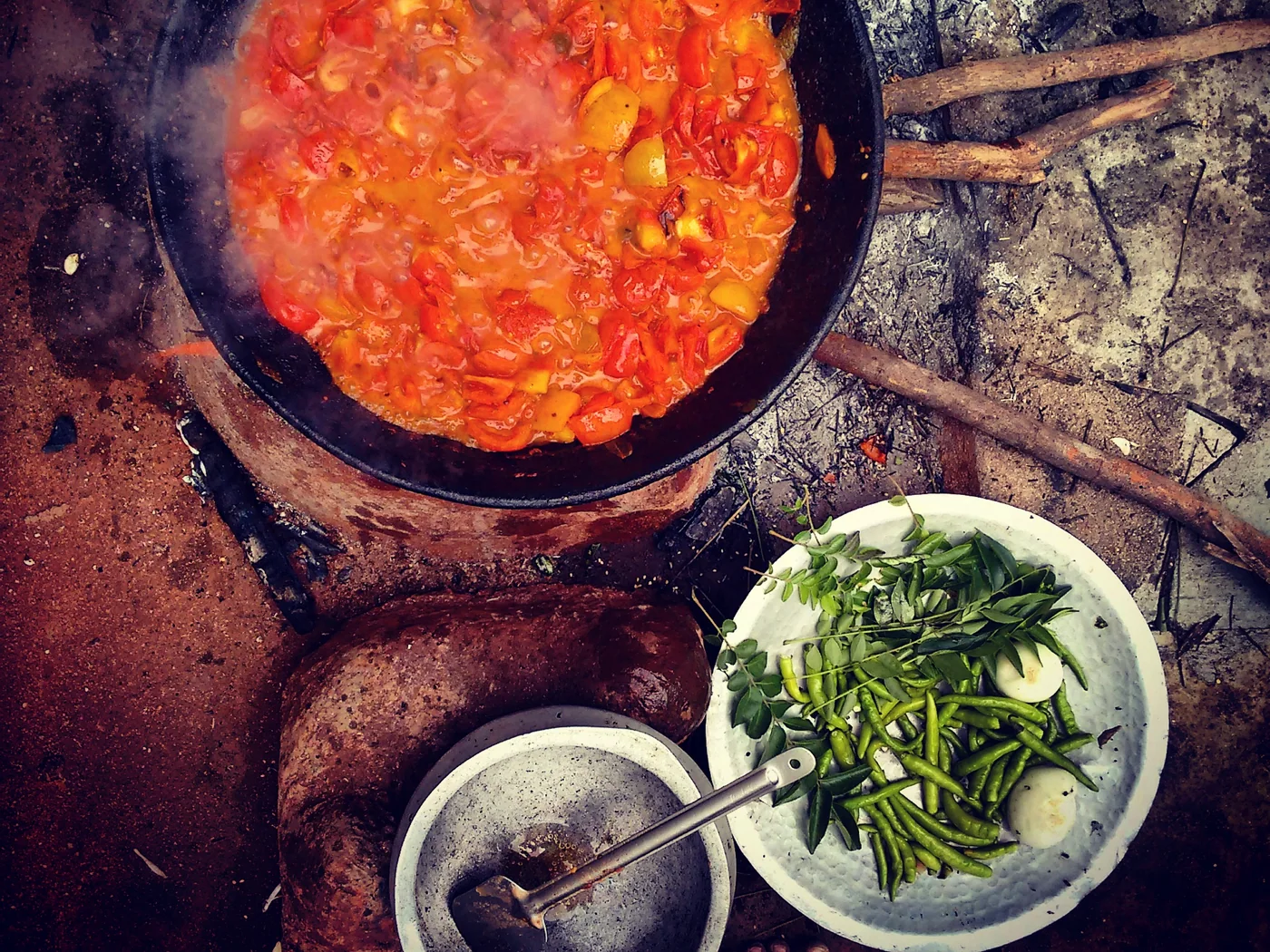 Basic Indian Tomato Gravy prepared recipe