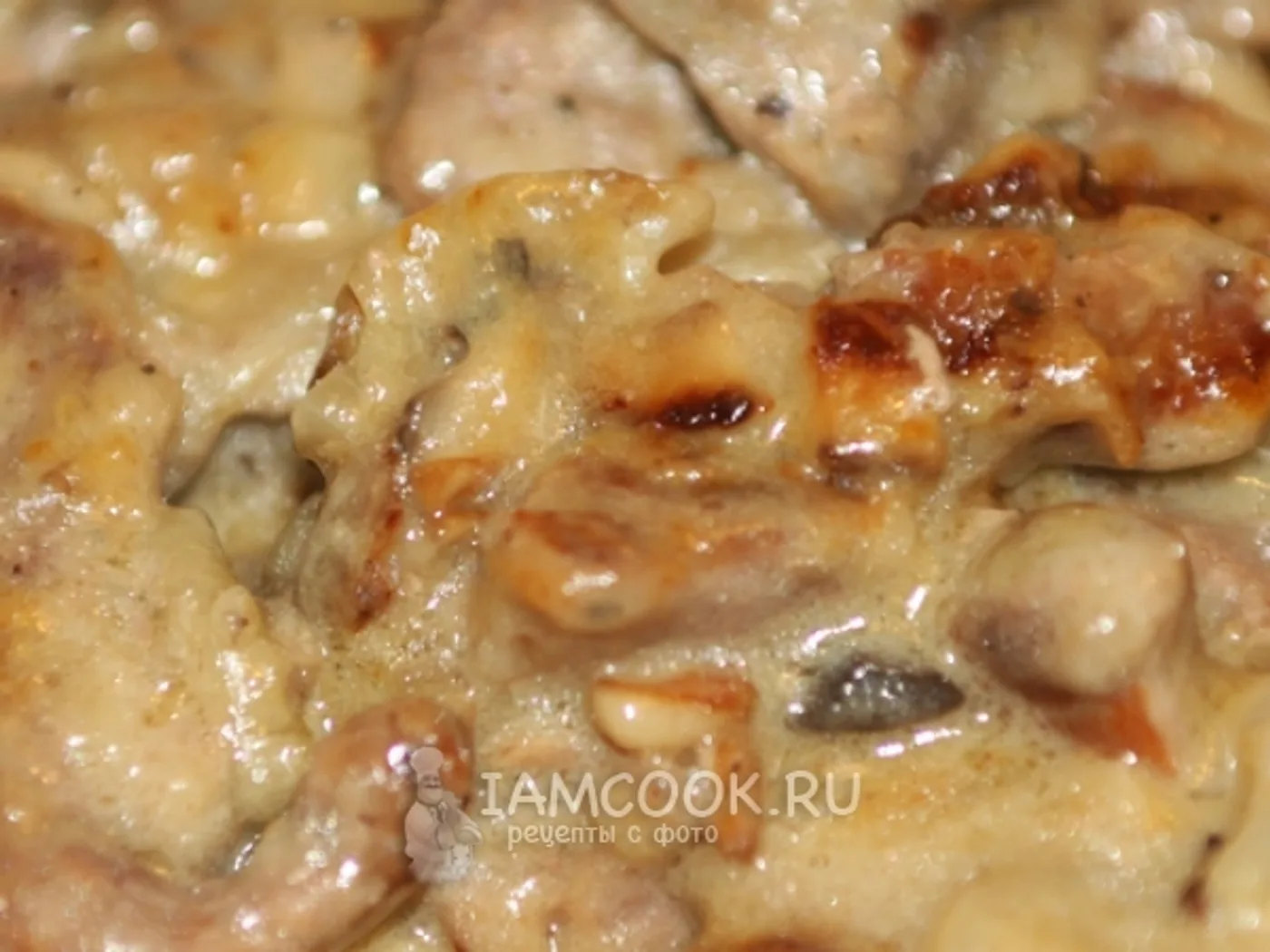 Beef strogans made of beef with mushrooms recipe