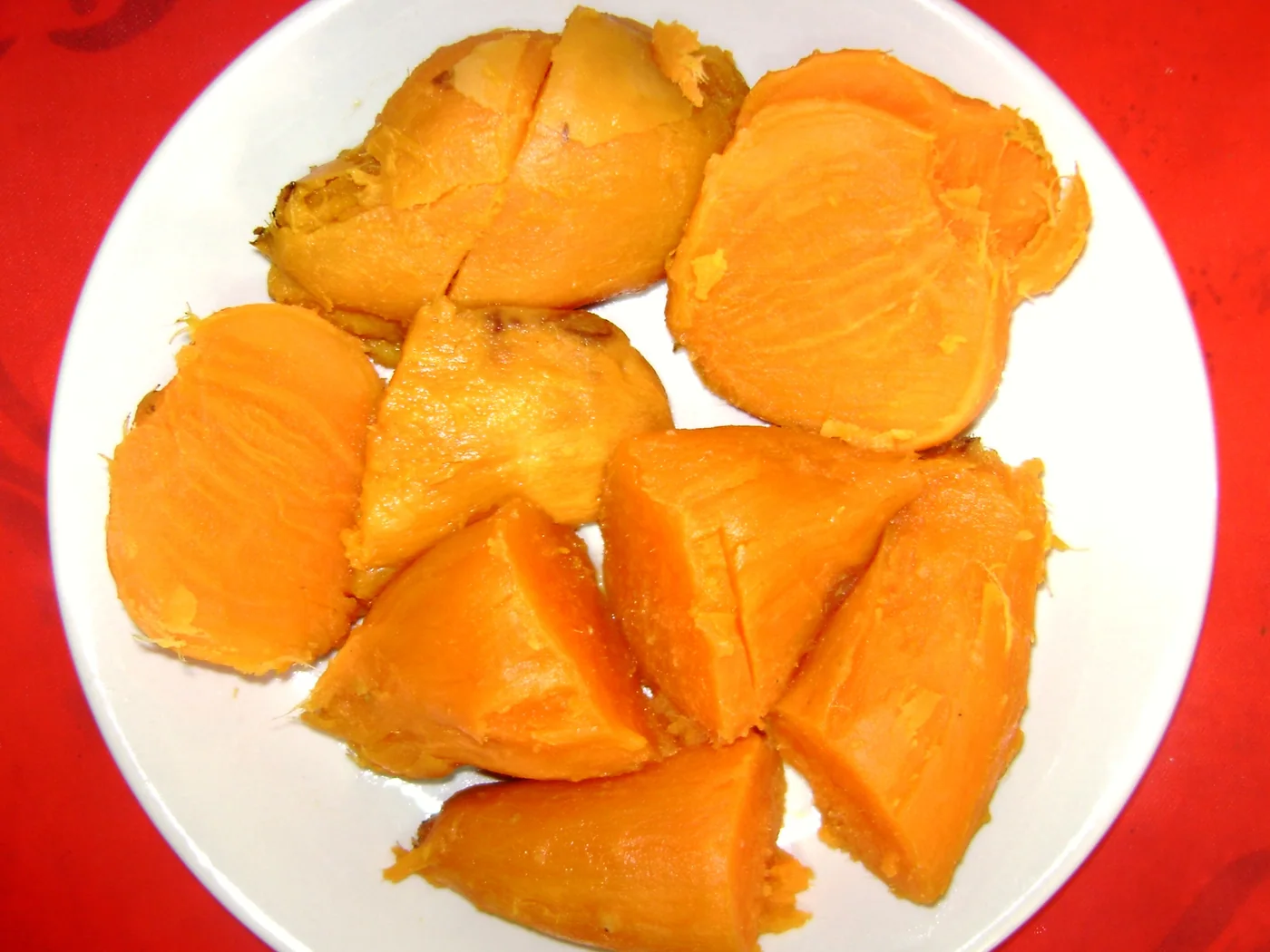 Boiled Sweet Potato prepared recipe