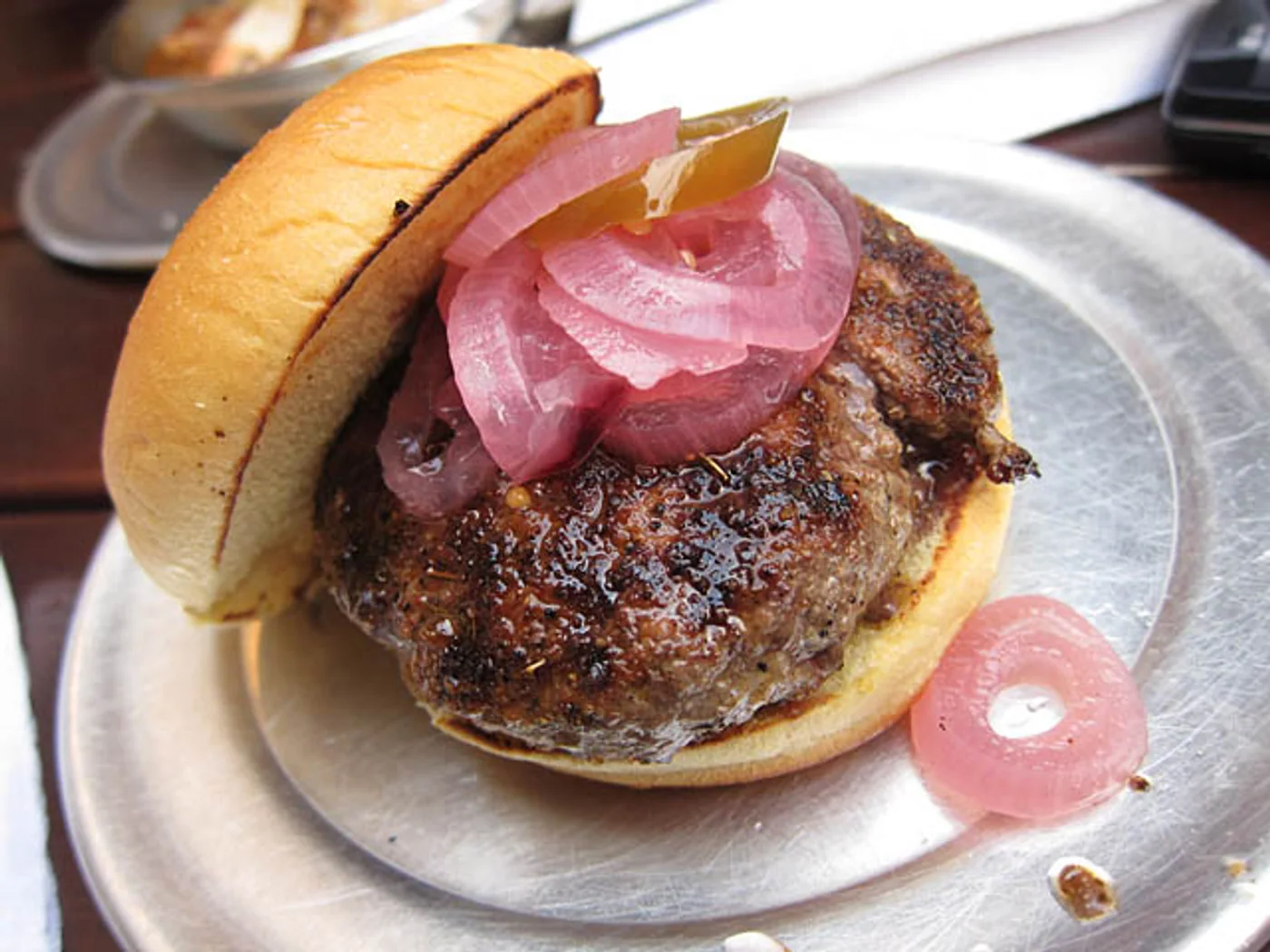 Cajun Burger prepared recipe