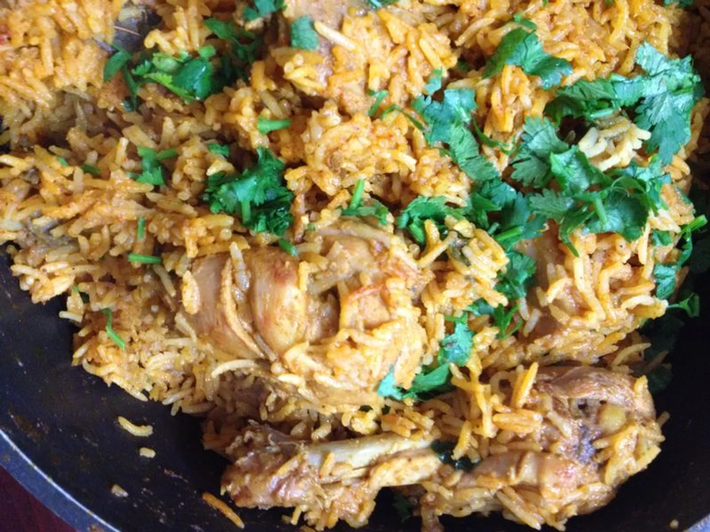 Chicken Biryani prepared recipe