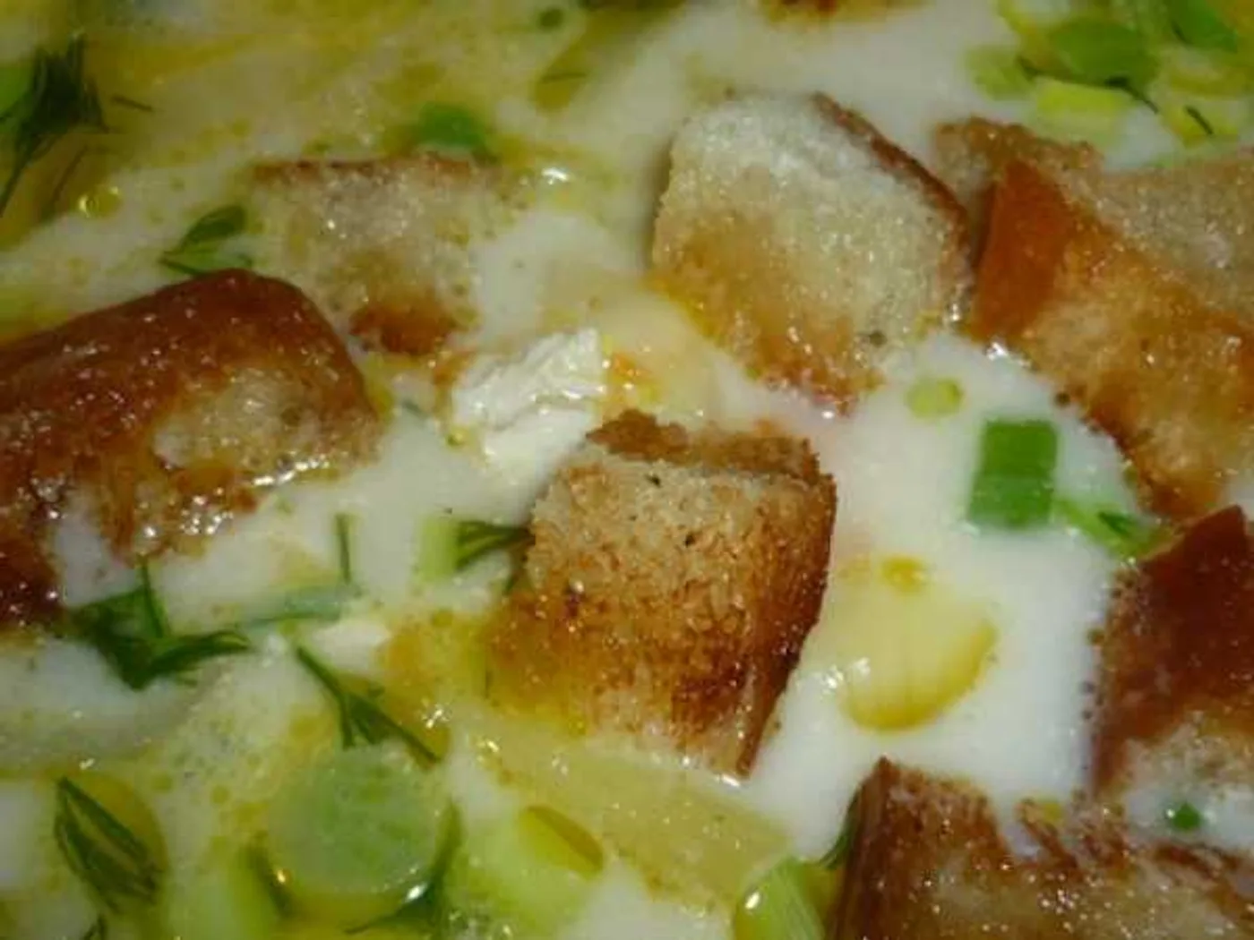 Chicken soup and cheese recipe