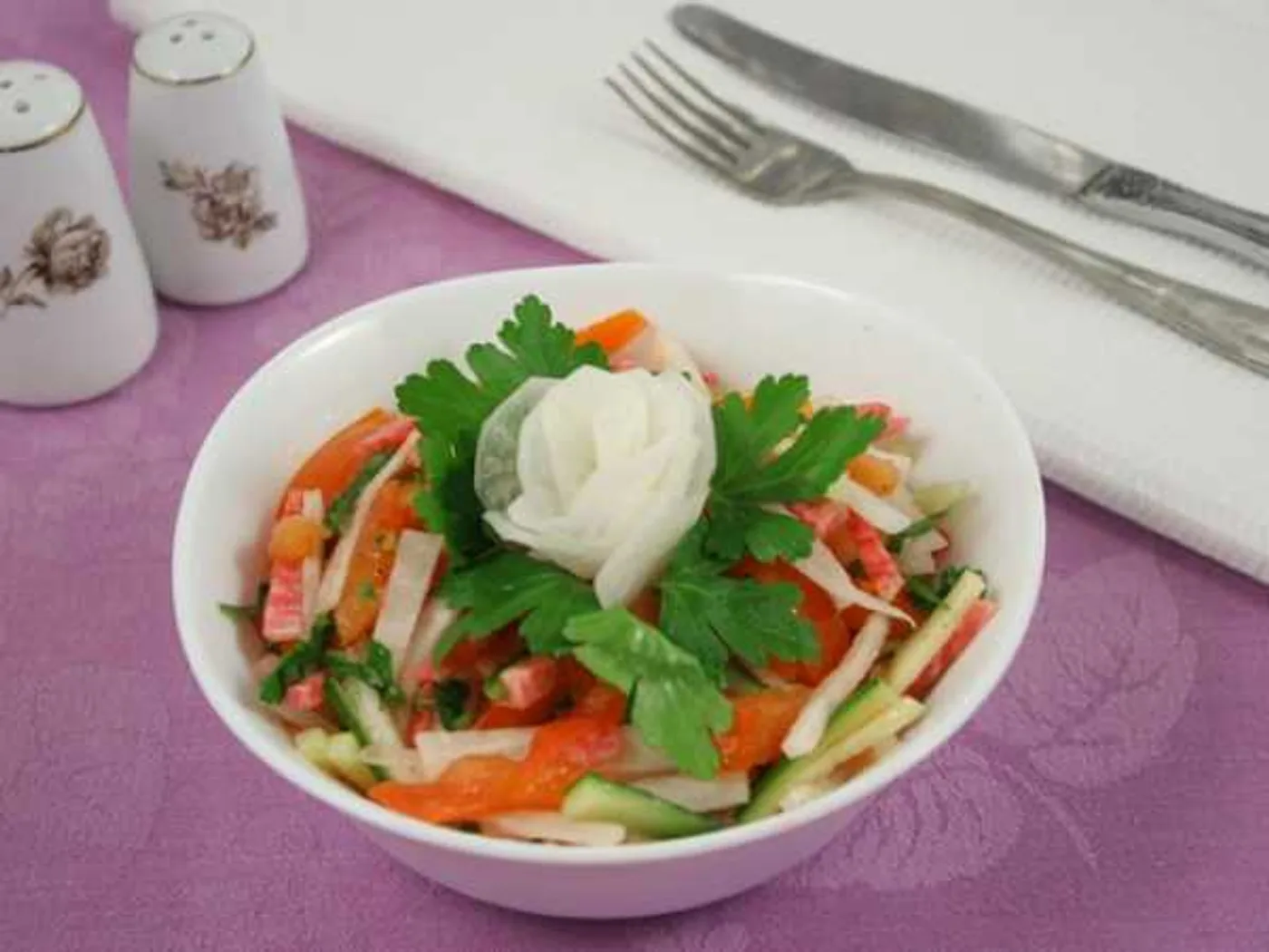Chinese radish and daikon salad recipe