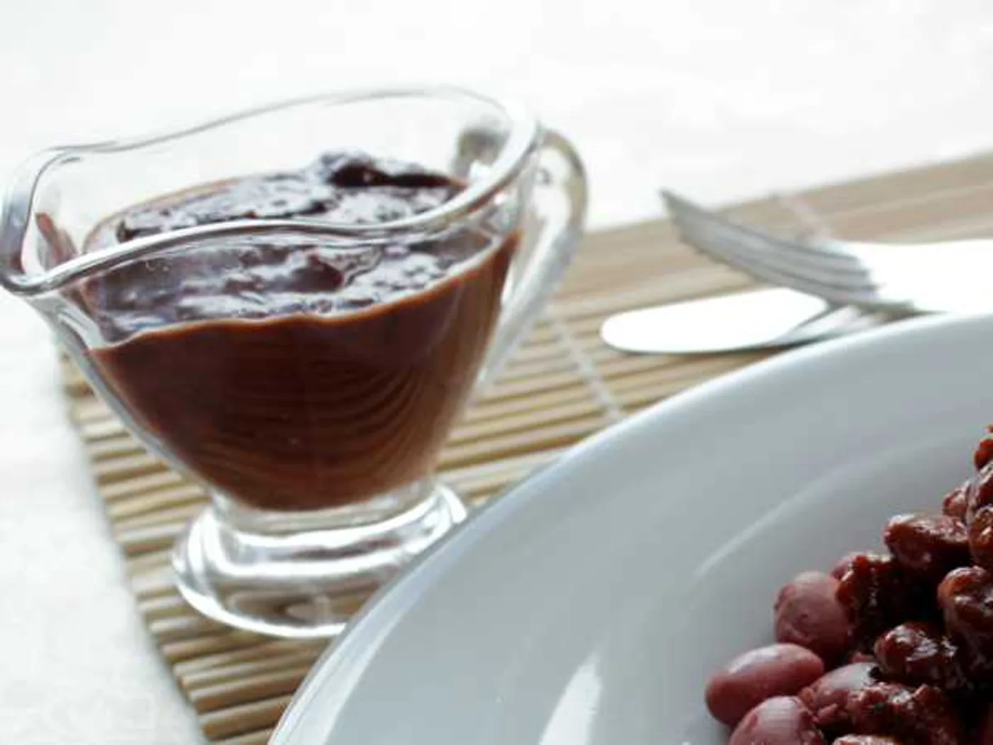 Chocolate sauce for meat recipe