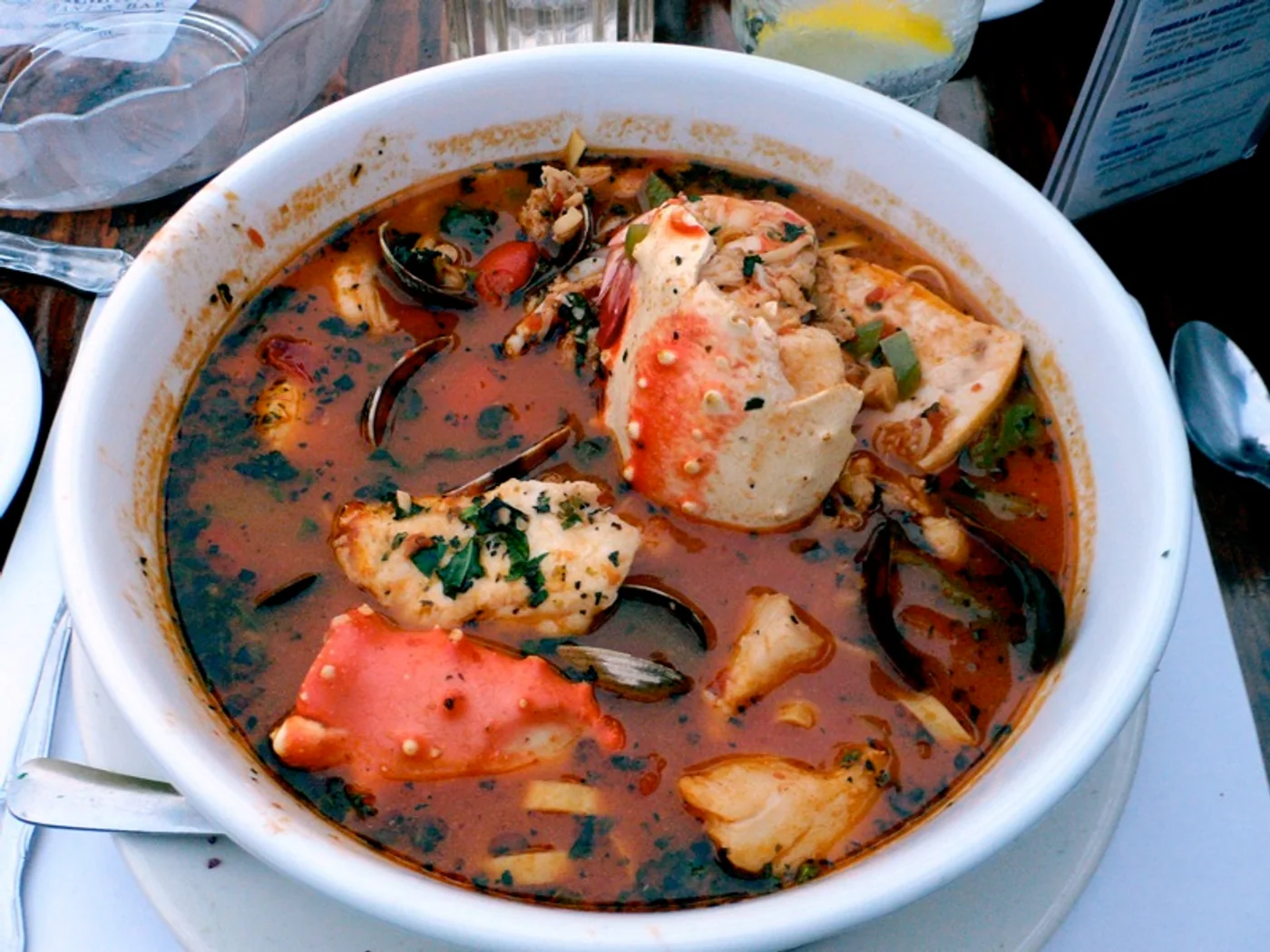 Cioppino (Italian Seafood Stew) prepared recipe