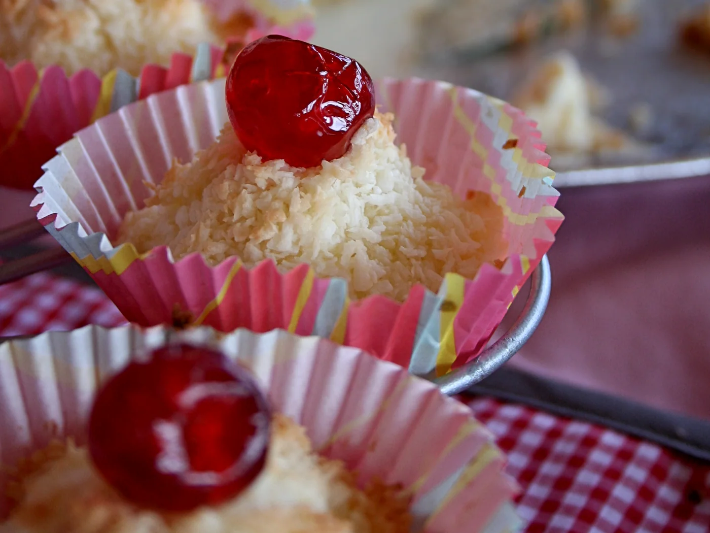 Coconut Pyramids prepared recipe