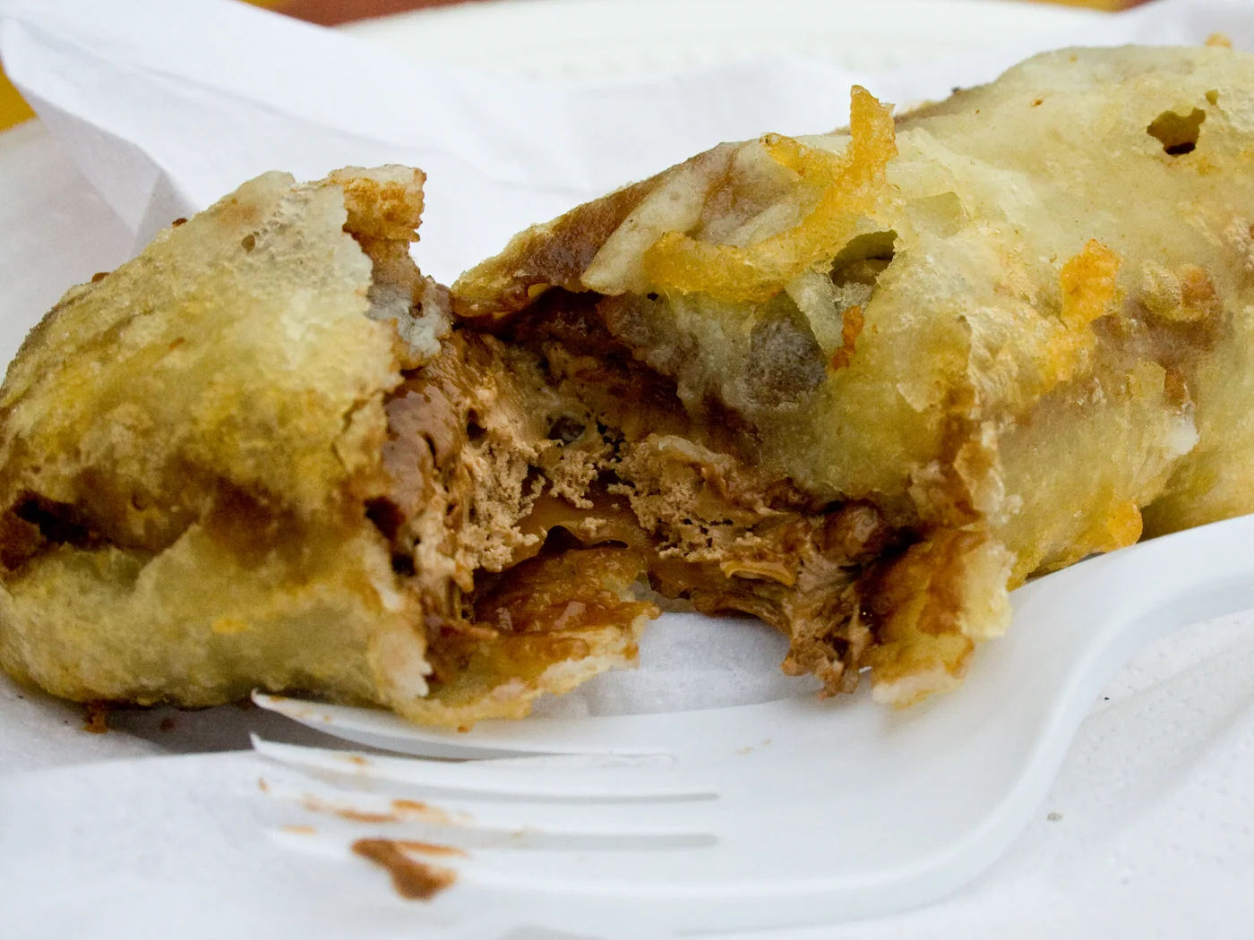 Deep Fried Mars Bar prepared recipe