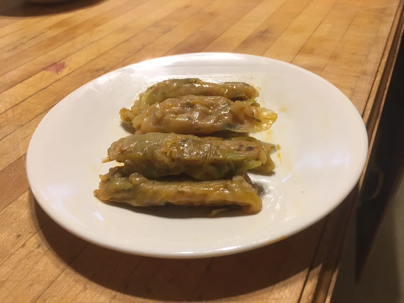 Egyptian Cabbage Rolls (Mahshi Malfoof) prepared recipe