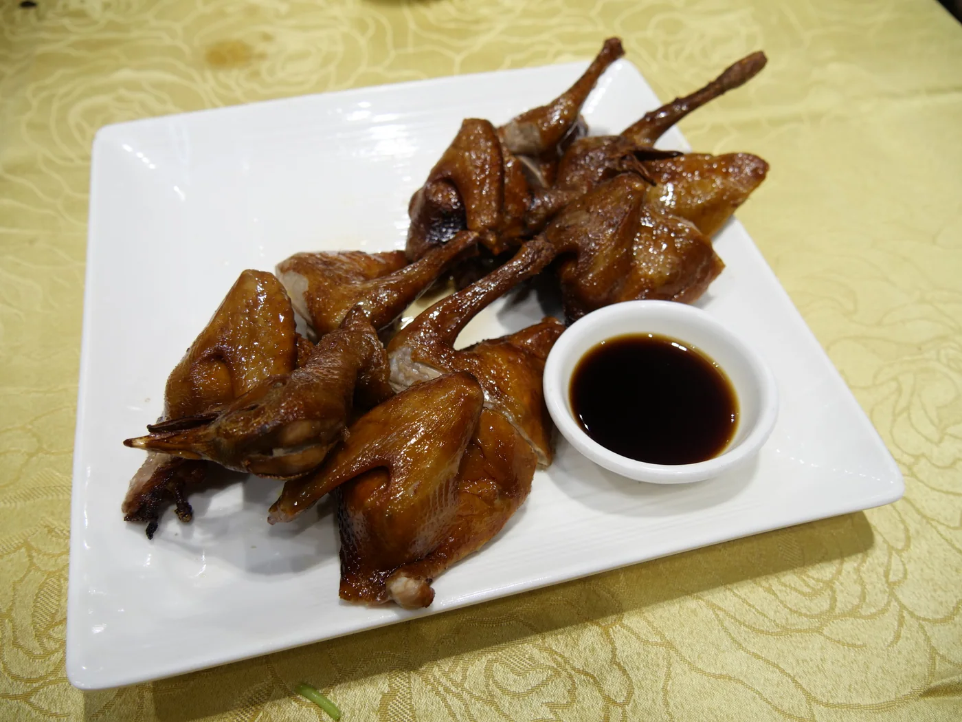 Egyptian Grilled Pigeon (Fattah Meshaltet) prepared recipe