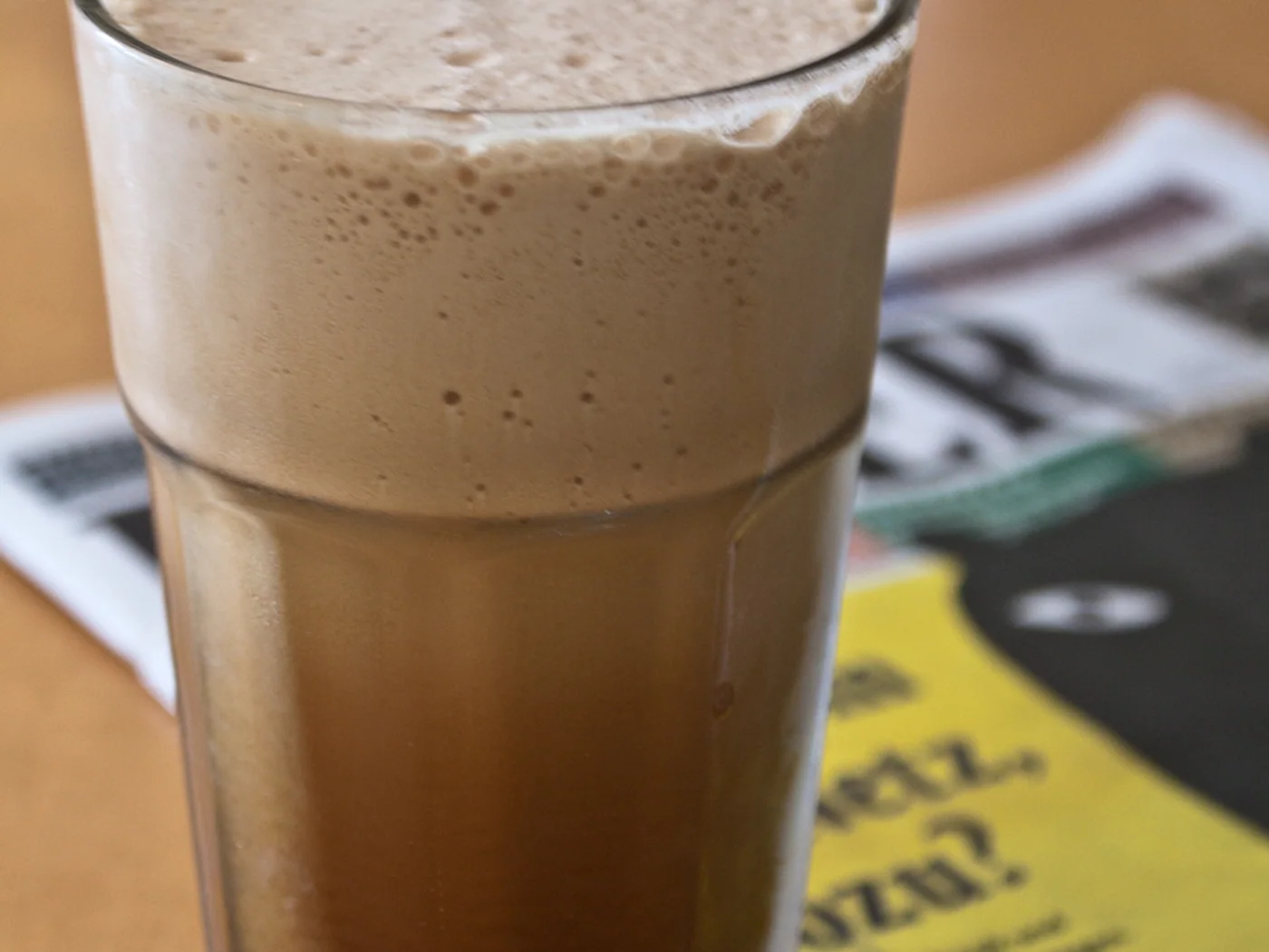 Frappé Coffee prepared recipe