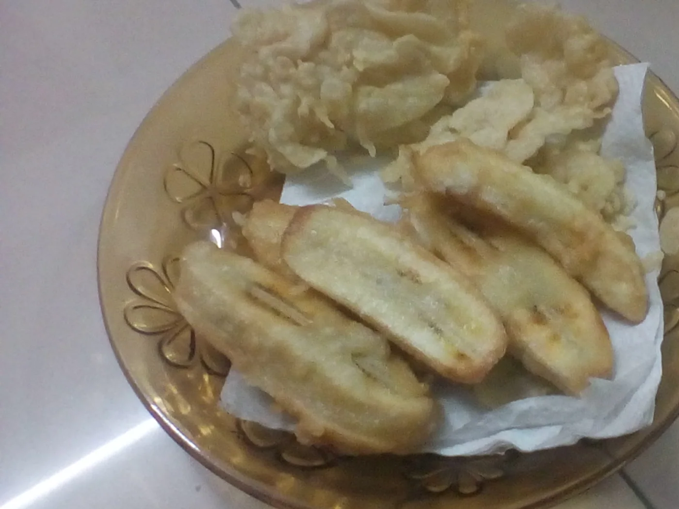 Fried Bananas prepared recipe