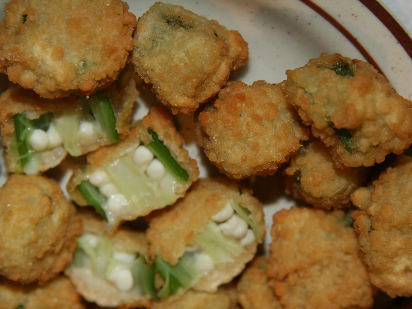 Fried Okra prepared recipe