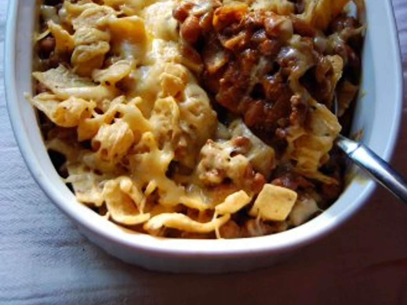 Frito Pie (Baked) prepared recipe
