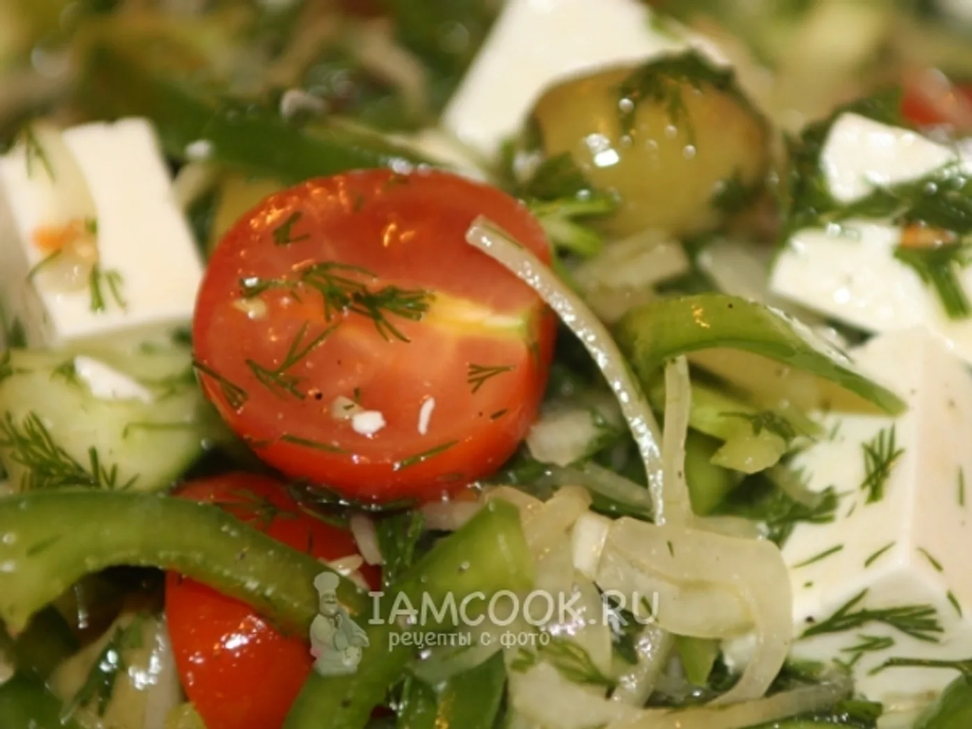Greek salad, classic recipe