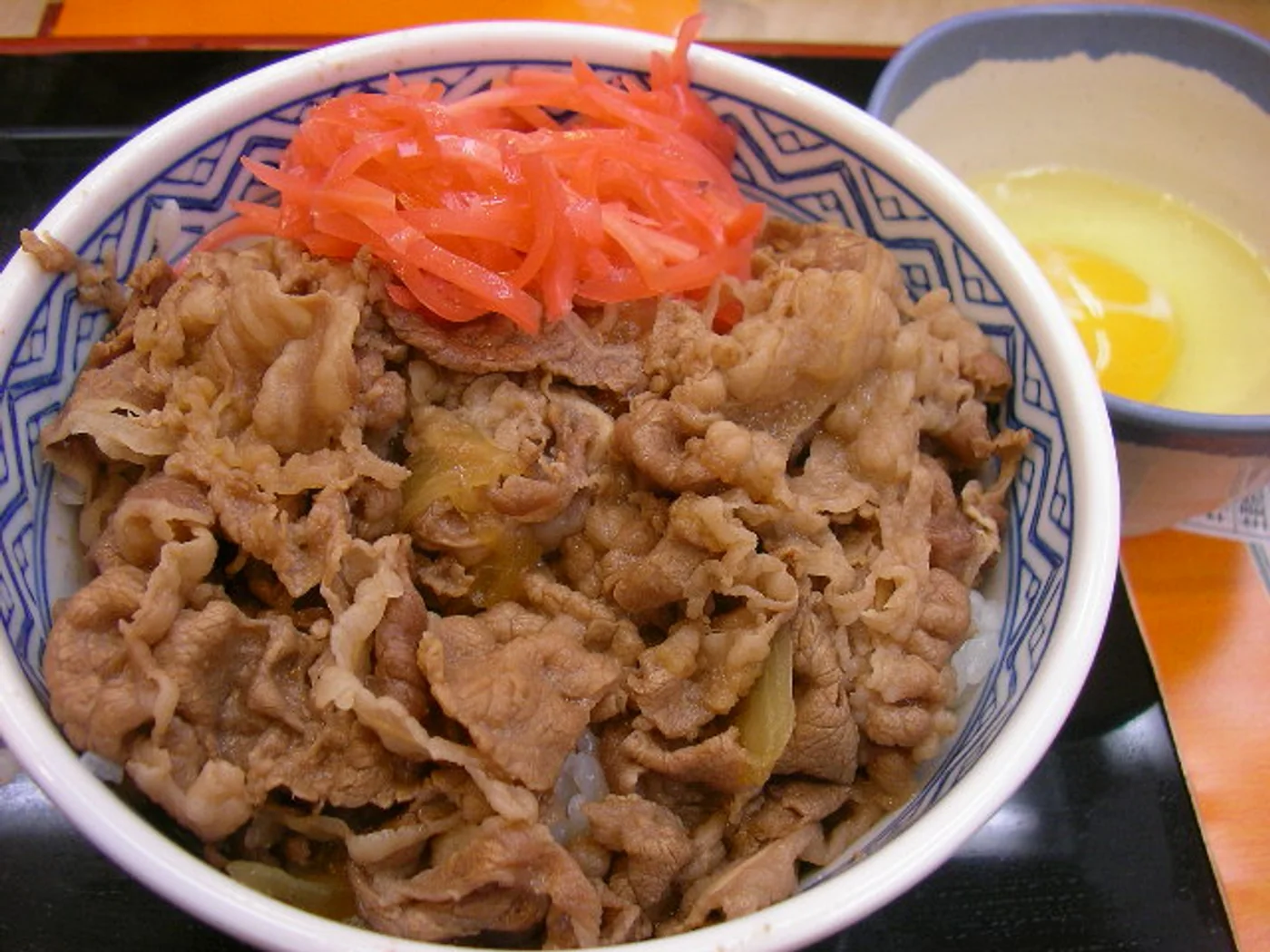 Gyudon (Japanese Beef and Rice Bowl) prepared recipe