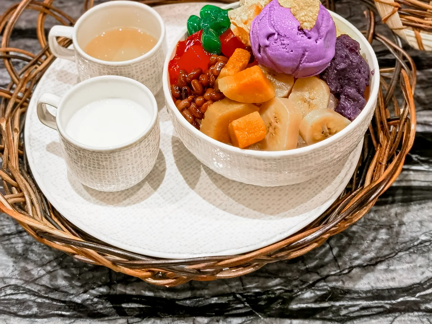 Halo-Halo (Filipino Layered Dessert) prepared recipe