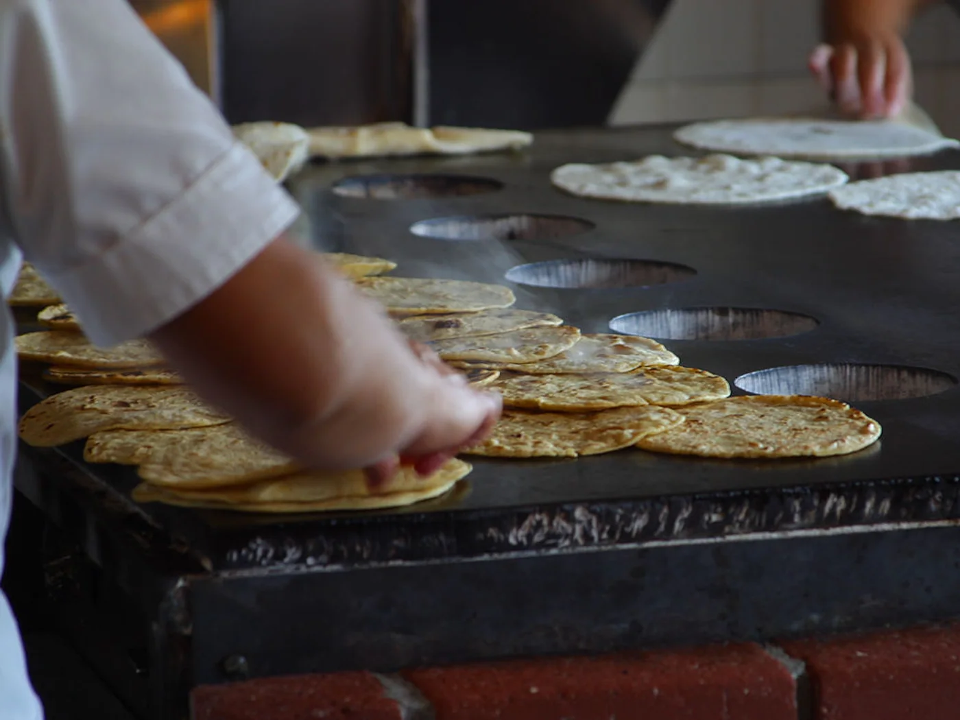 Homemade Corn Tortillas prepared recipe