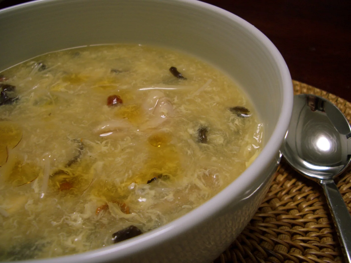 Hot and Sour Soup prepared recipe