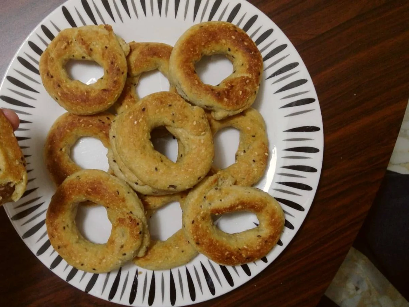 Ka'ak (Savory Ring-Shaped Biscuit) prepared recipe