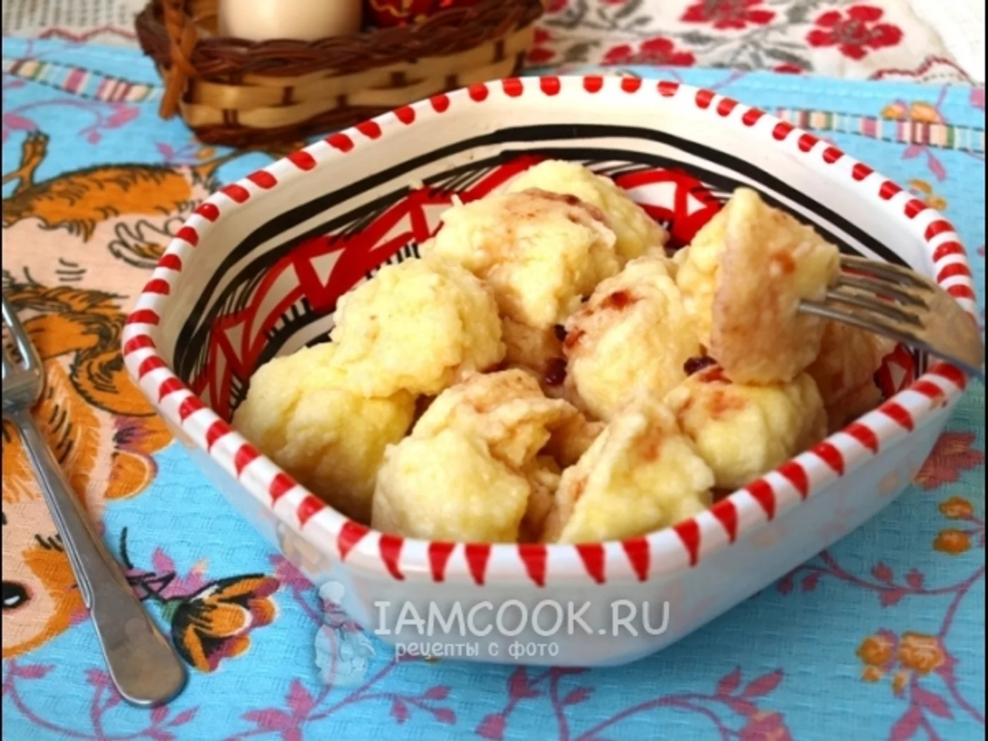 Lazy cottage cheese dumplings with semolina recipe