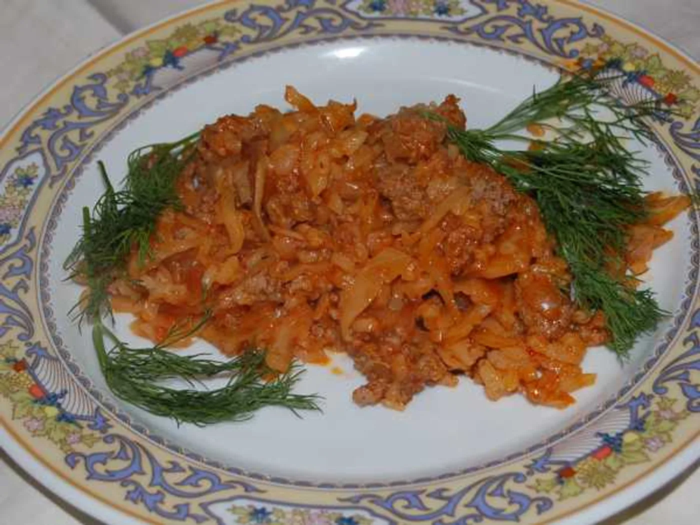 Lazy minced blues recipe