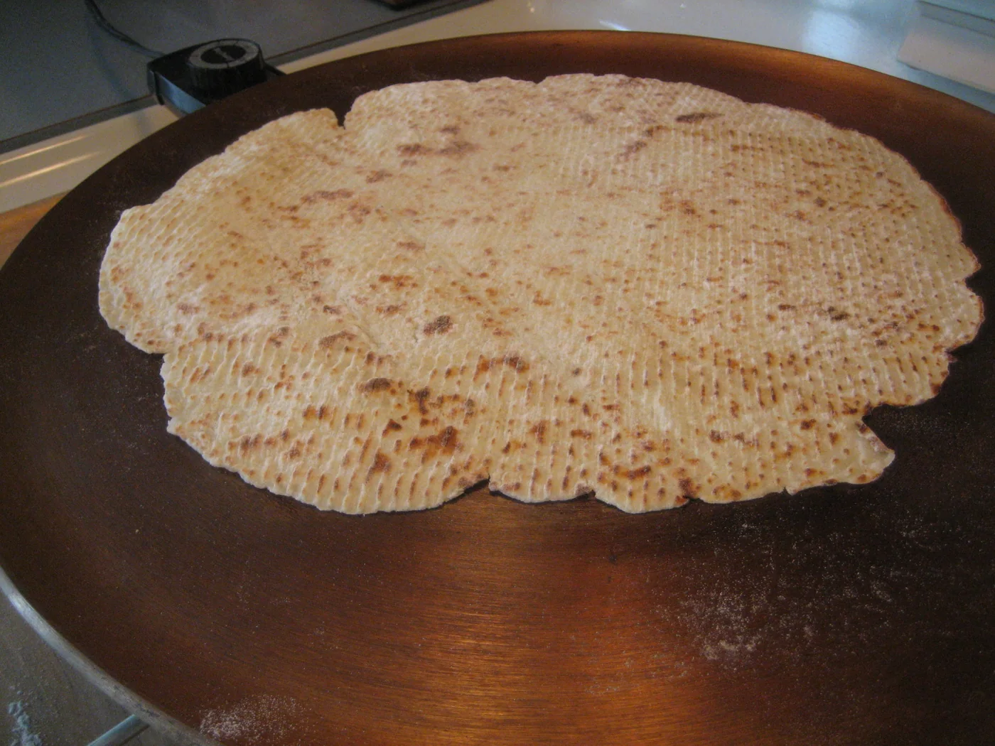 Lefse (Norwegian Potato Flatbread) prepared recipe