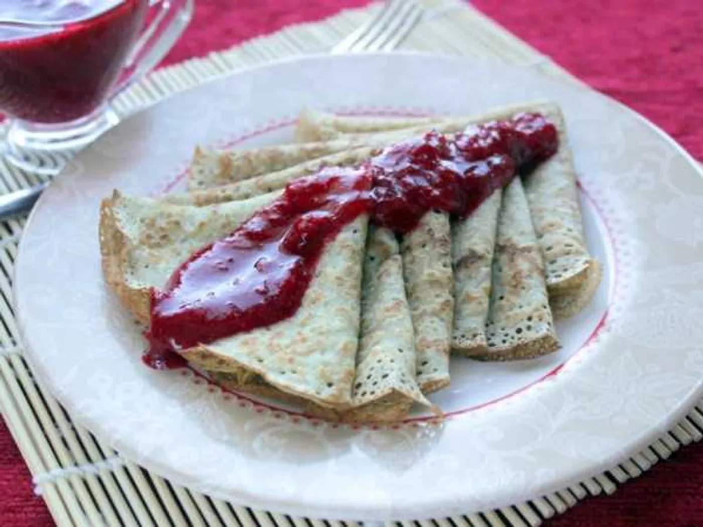 Lenten pancakes on the water recipe