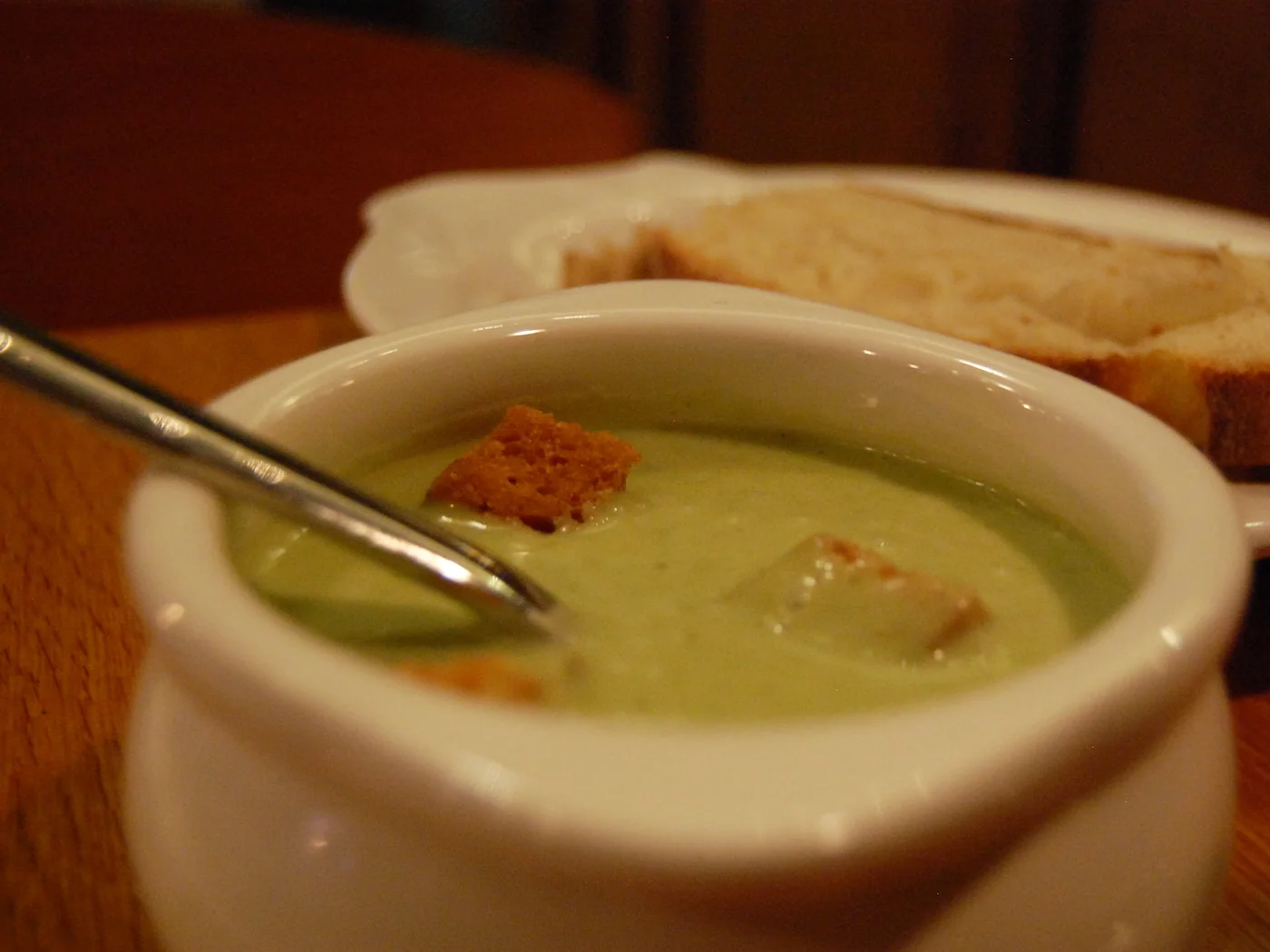 Lettuce Soup prepared recipe