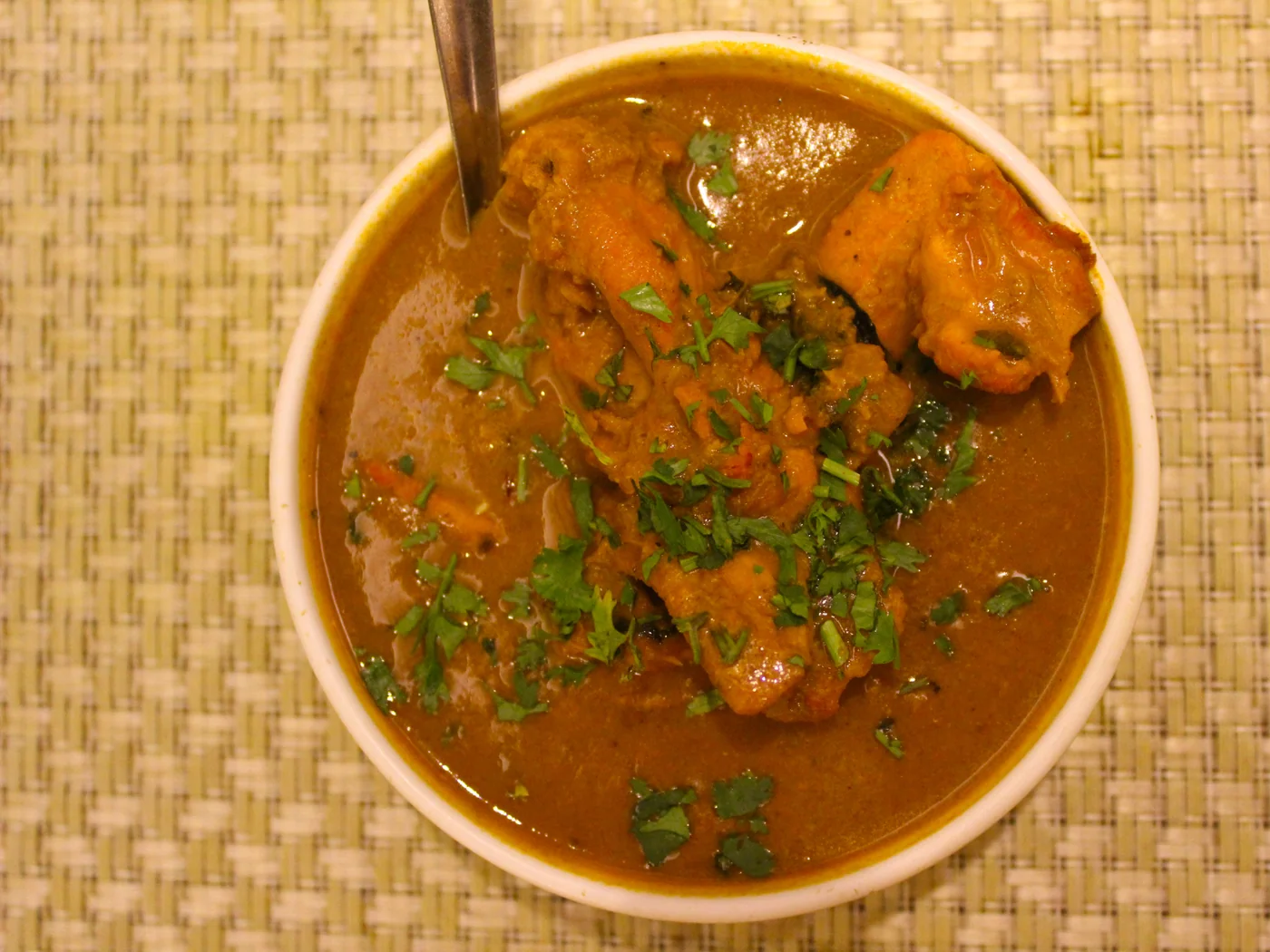 Liberian Chicken Gravy prepared recipe