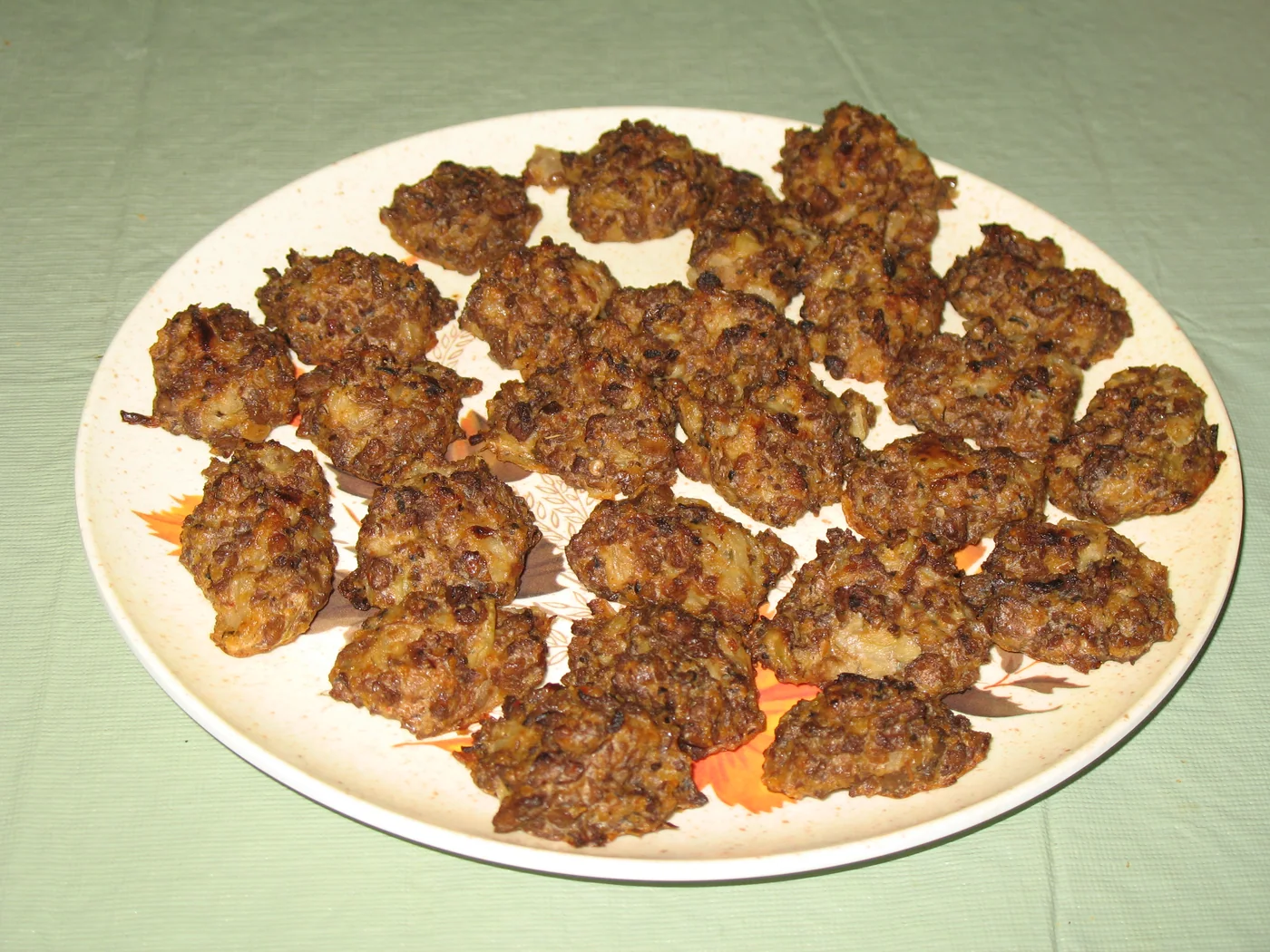Meatballs (Vegetarian) prepared recipe
