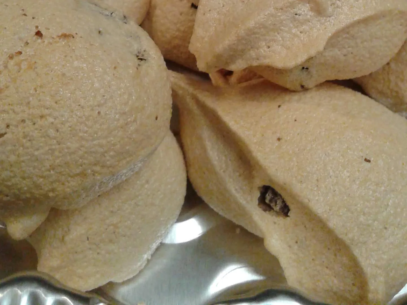 Meringue Cookies with Chocolate Chips prepared recipe