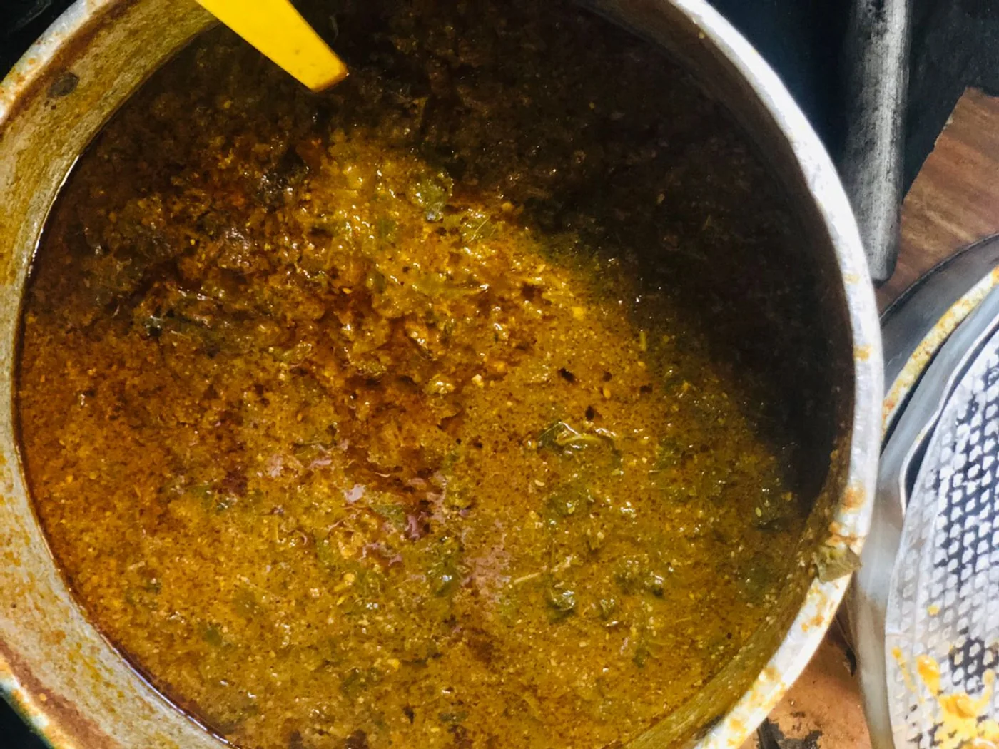 Miyan Taushe (Hausa Pumpkin Soup) prepared recipe
