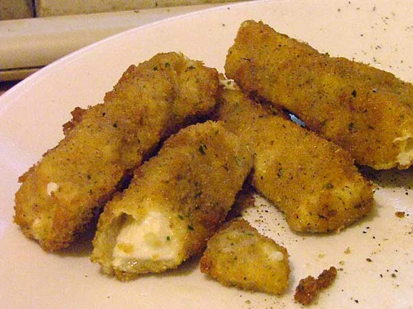 Mozzarella Sticks prepared recipe