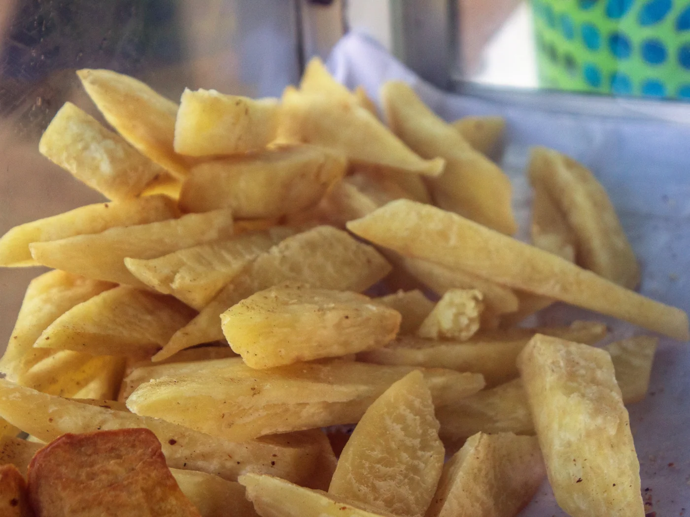 Nigerian Fried Yam prepared recipe