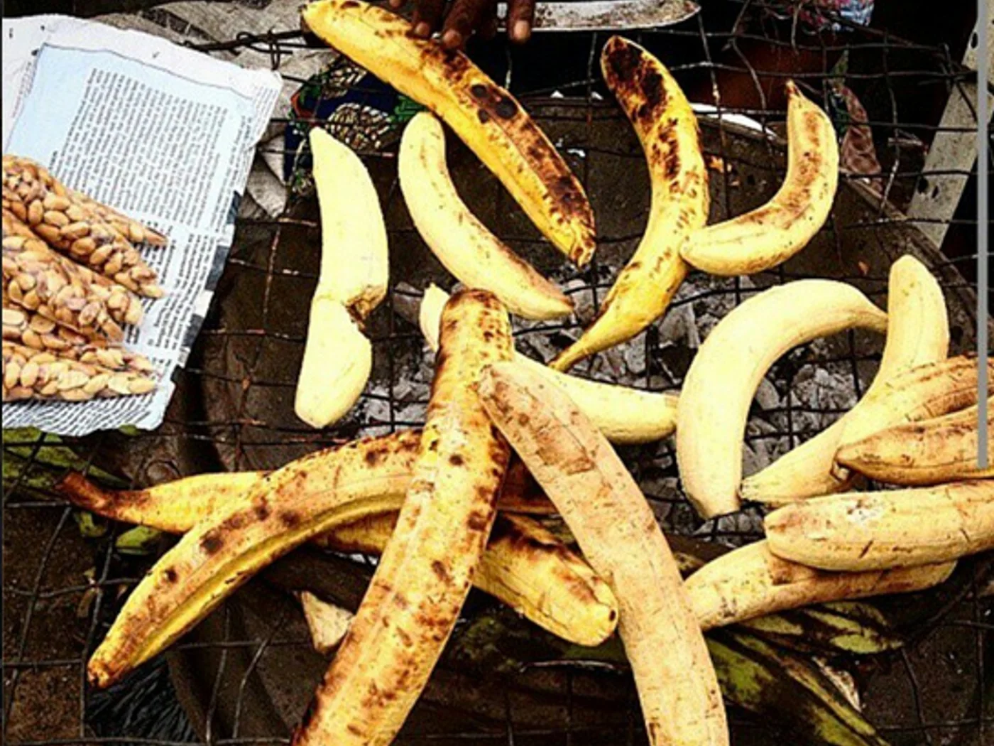 Nigerian Roasted Plantain prepared recipe