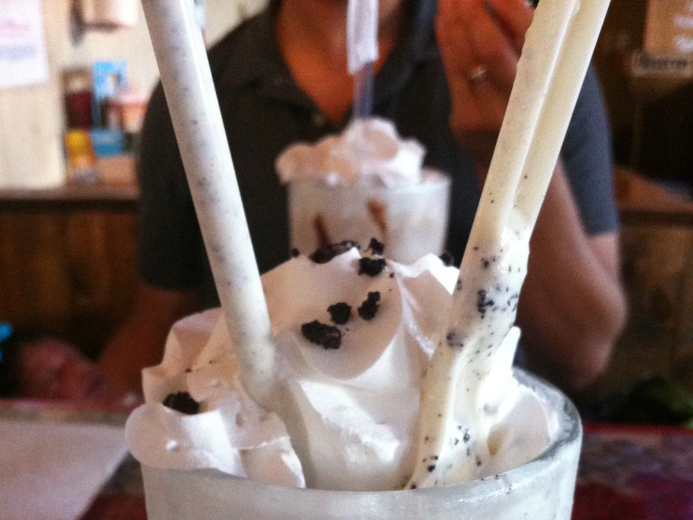 Oreo Milkshake prepared recipe