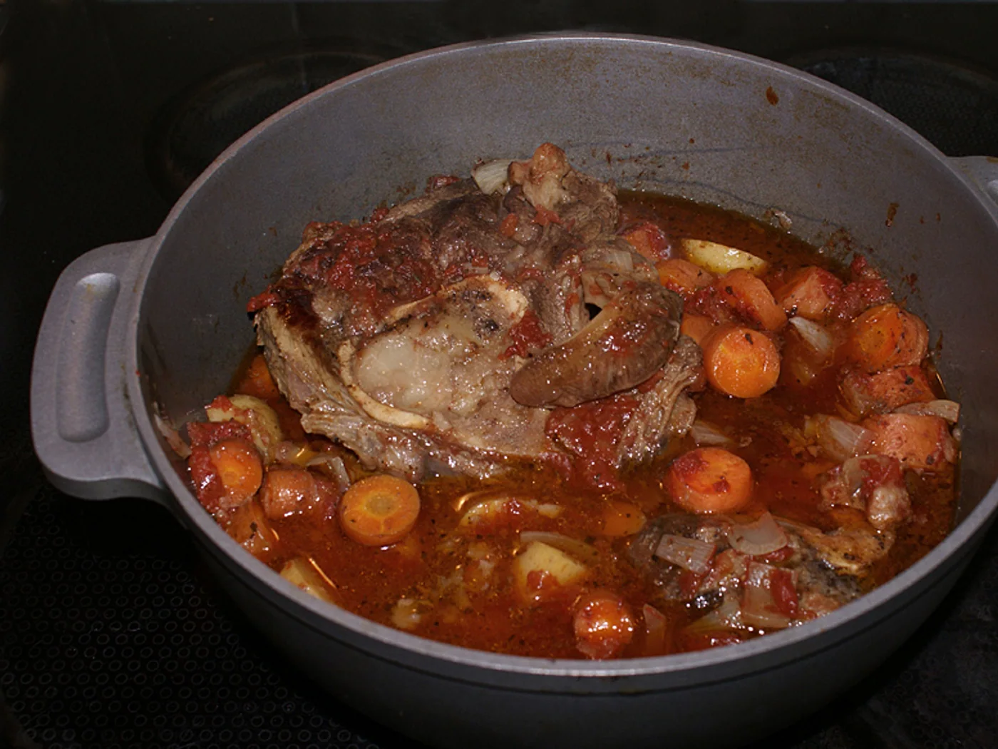Ossobuco Alla Milanese prepared recipe