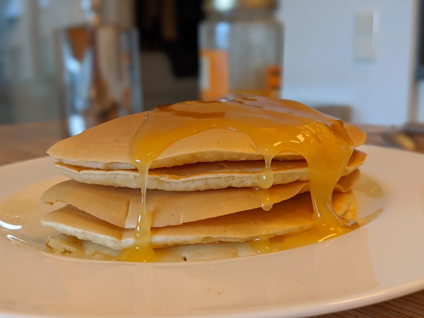 Pancakes with Honey prepared recipe